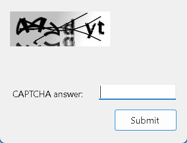 Login captcha